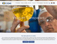 Tablet Screenshot of mvo.nl